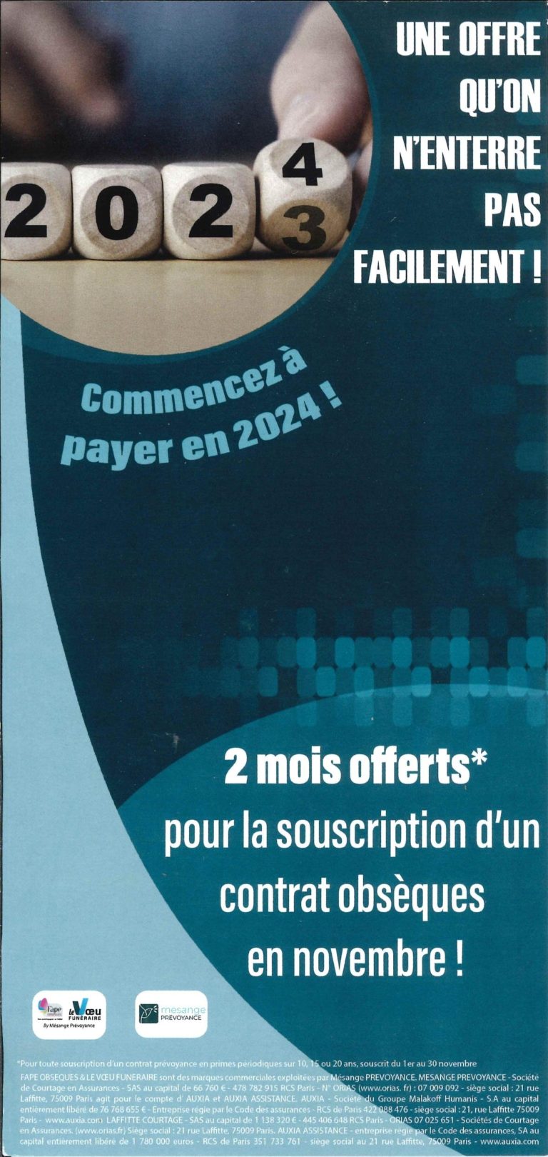 Rappel contrat obsèques